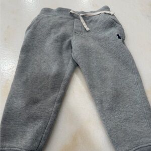 Ralph Lauren Kids Heather Gray Jogger Sweatpants